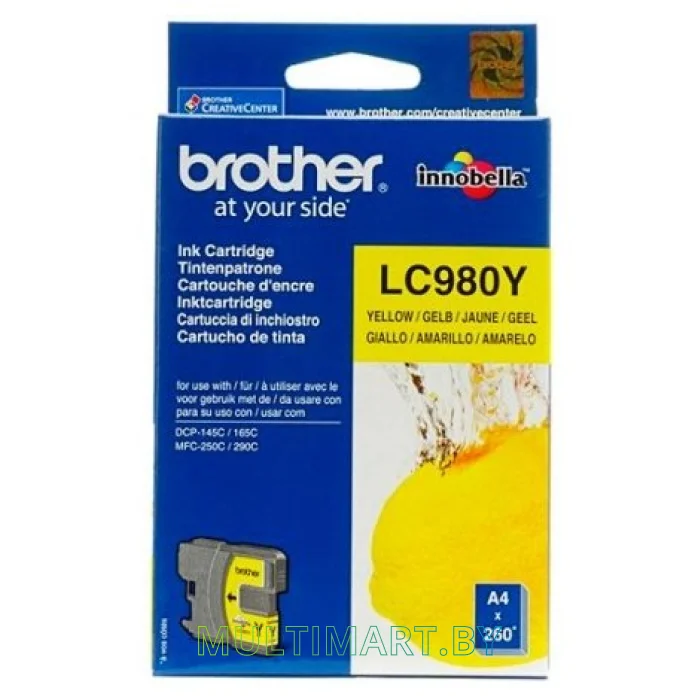 Картридж Brother LC980Y